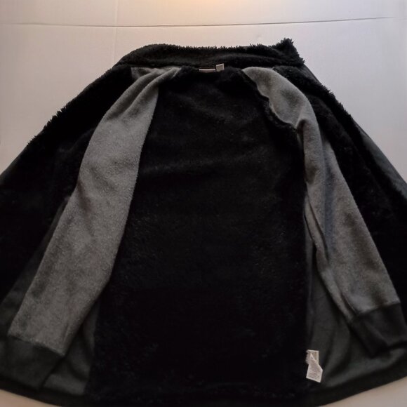 L.L. Bean 1912 Sherpa-Lined Full-Zip Long Sweatshirt Charcoal Women’s Size M - Picture 13 of 16